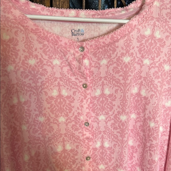 NWOT CROFT & BARROW PAJAMA SET S - Picture 5 of 10